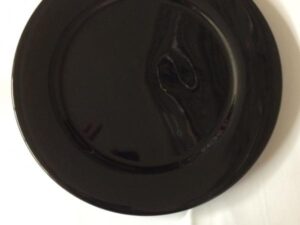 Charger Plate Glass-Black