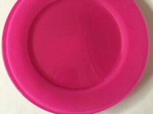 Glass Charger Plate: Hot Pink