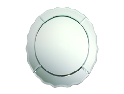 Round 13′ Scalloped Mirror